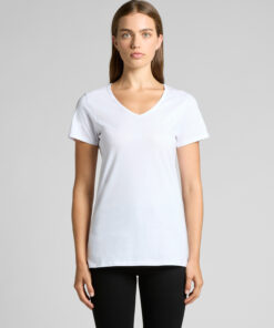 Wo's Bevel V Neck Tee