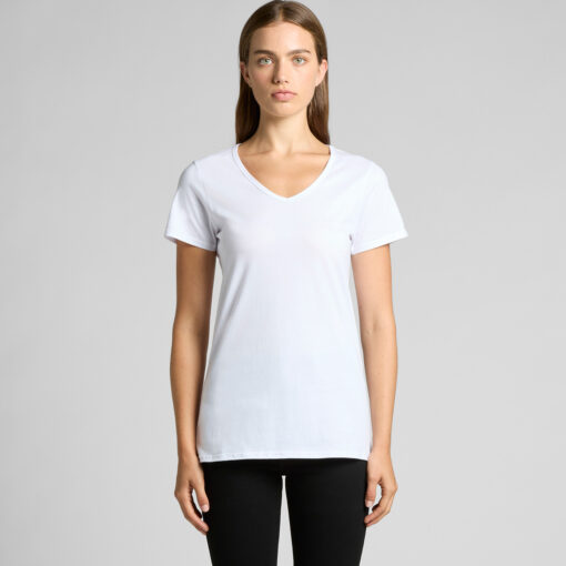 Wo's Bevel V Neck Tee