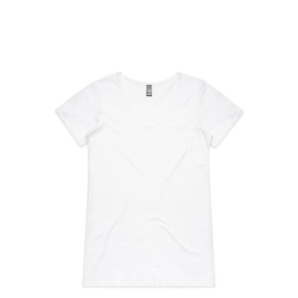 Wo's Bevel V Neck Tee