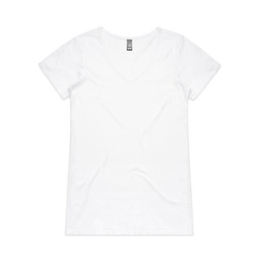 Wo's Bevel V Neck Tee