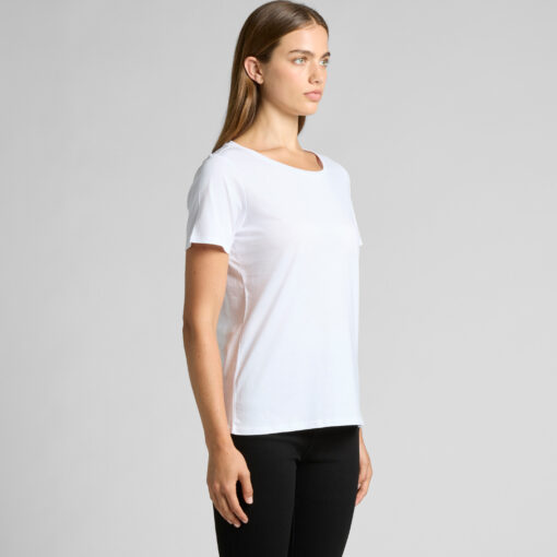 Wo's Shallow Scoop Tee