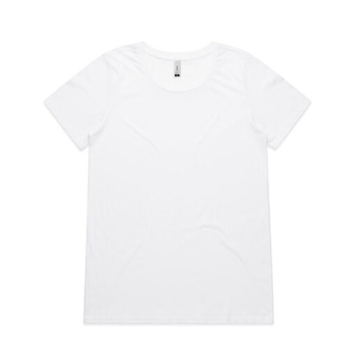 Wo's Shallow Scoop Tee