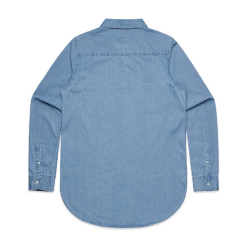 Wo's Blue Denim Shirt