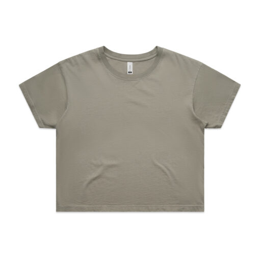 Wo's Faded Crop Tee