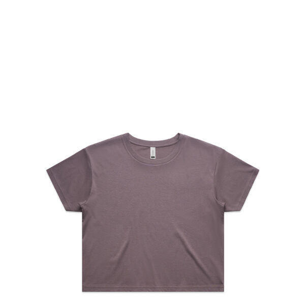 Wo's Faded Crop Tee