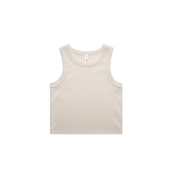 Wo's Organic Rib Crop Tank