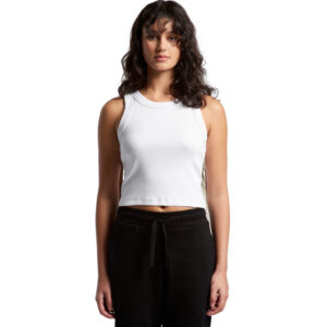 Wo's Organic Rib Crop Tank