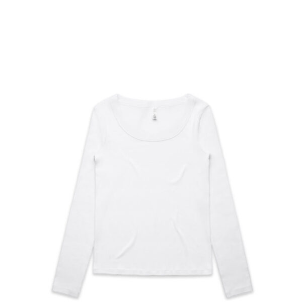 Wo's Organic Rib L/S Tee