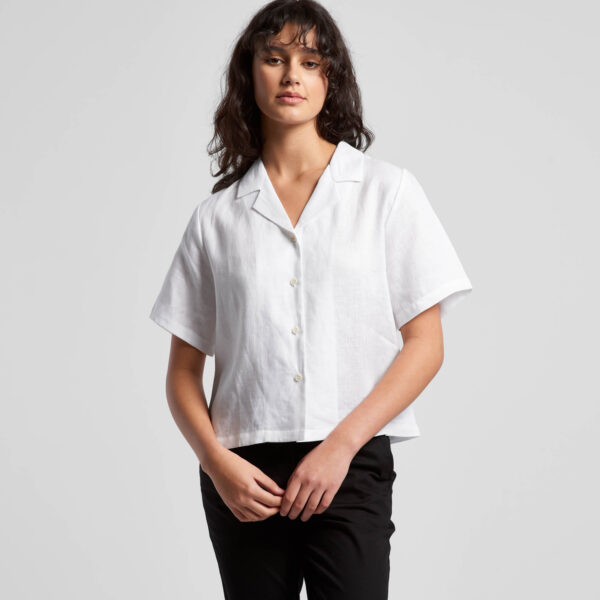 Wo's Linen S/S Shirt