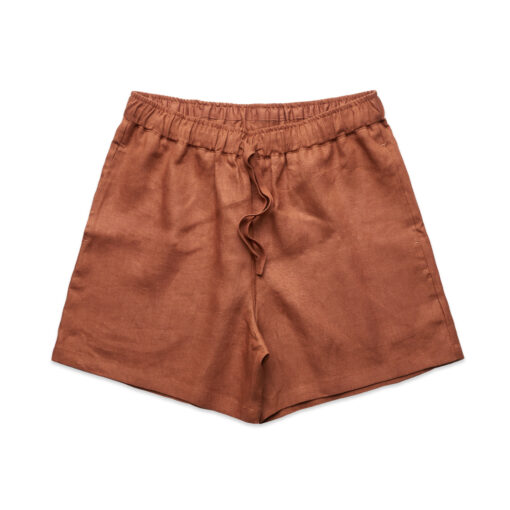 Wo's Linen Shorts