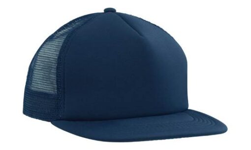 Flat Peak Trucker Mesh Cap