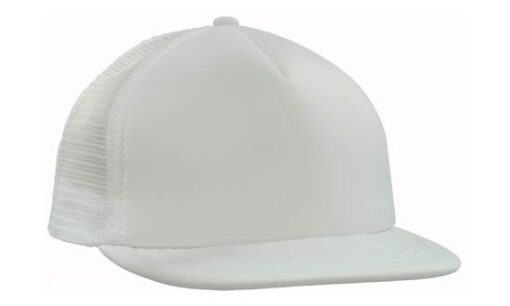 Flat Peak Trucker Mesh Cap