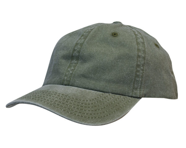 Enzyme Washed Pigment Dyed Cotton Twill Cap