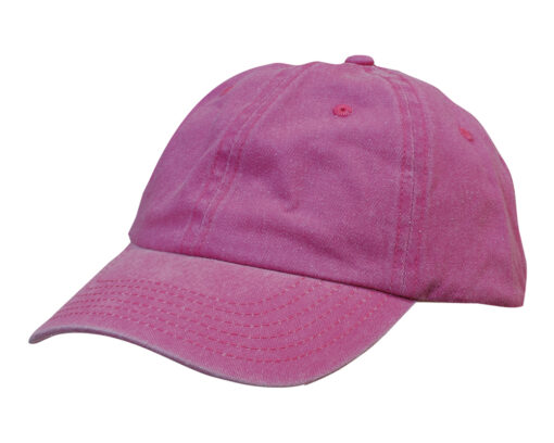 Enzyme Washed Pigment Dyed Cotton Twill Cap