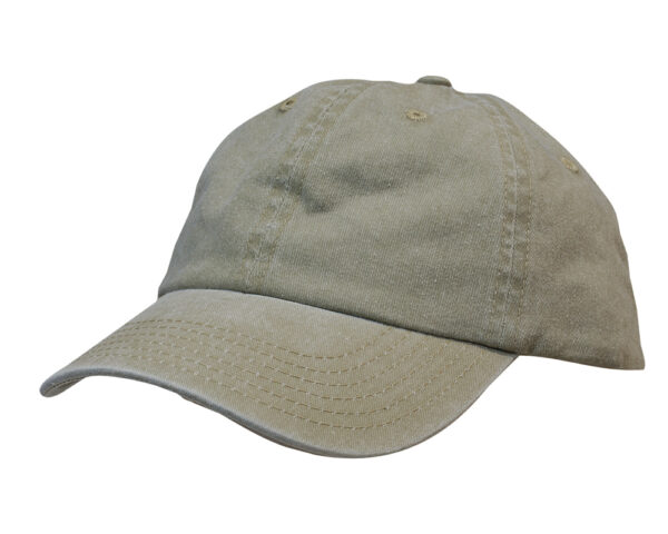 Enzyme Washed Pigment Dyed Cotton Twill Cap