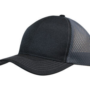 Breathable Poly Twill Cap with Honeycomb Mesh