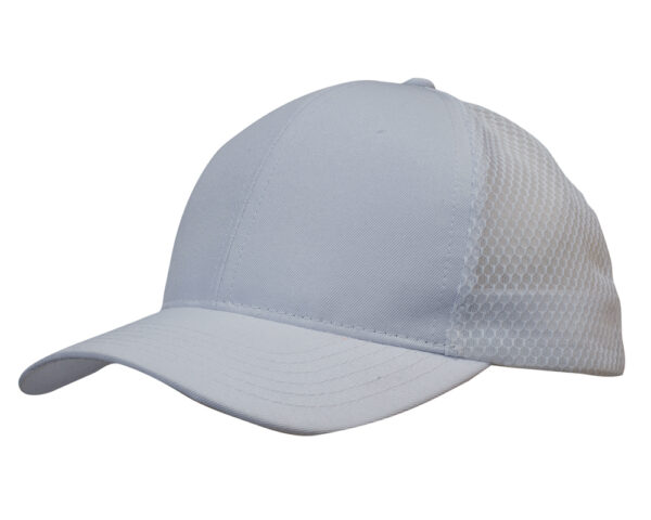 Breathable Poly Twill Cap with Honeycomb Mesh