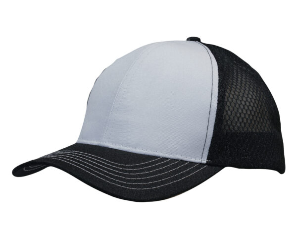 Breathable Poly Twill Cap with Honeycomb Mesh