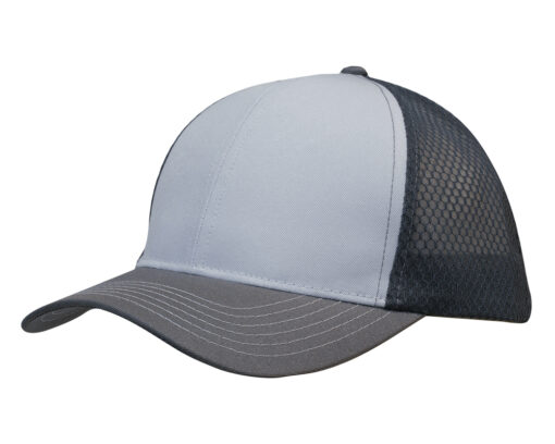 Breathable Poly Twill Cap with Honeycomb Mesh