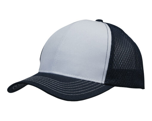 Breathable Poly Twill Cap with Honeycomb Mesh