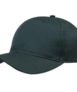 Breathable Poly Twill Cap with Circle Perforations