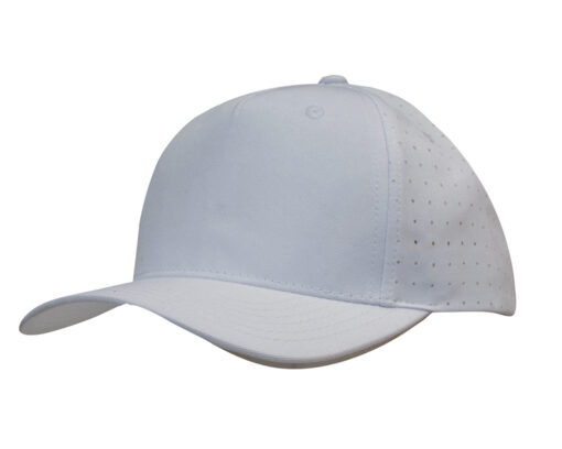 Breathable Poly Twill Cap with Circle Perforations