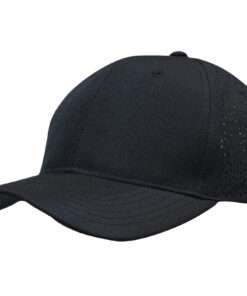 Sports Ripstop Twill Cap with Triangle Perforations