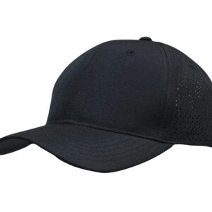 Sports Ripstop Twill Cap with Triangle Perforations