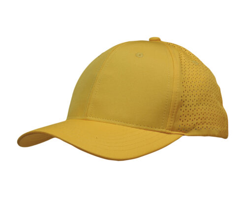 Sports Ripstop Twill Cap with Triangle Perforations