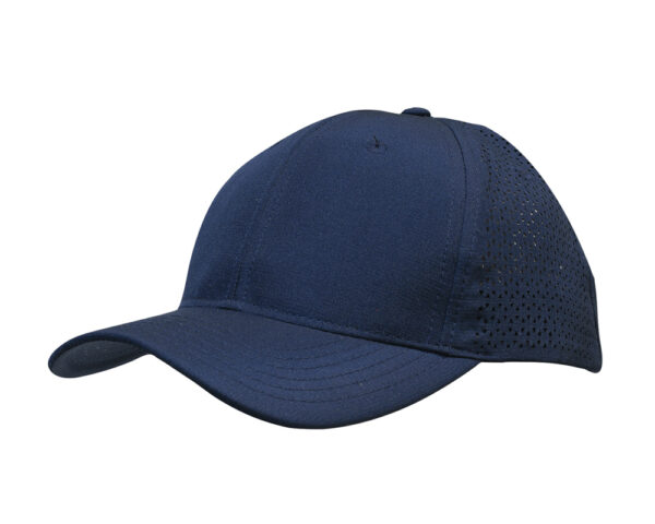 Sports Ripstop Twill Cap with Triangle Perforations