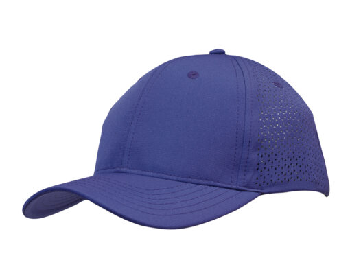 Sports Ripstop Twill Cap with Triangle Perforations