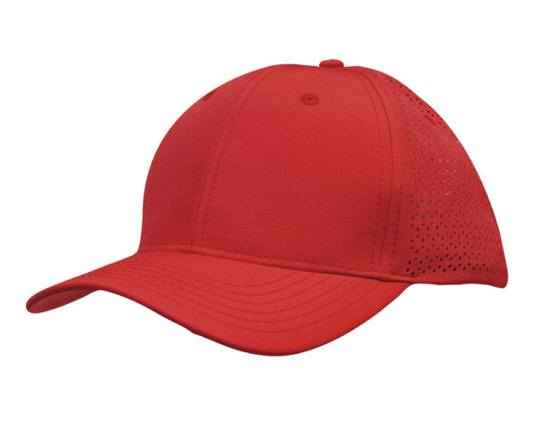 Sports Ripstop Twill Cap with Triangle Perforations