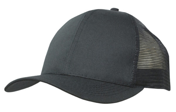 Organic Brushed Heavy Cotton/Mesh Back Cap