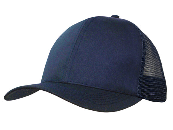 Organic Brushed Heavy Cotton/Mesh Back Cap