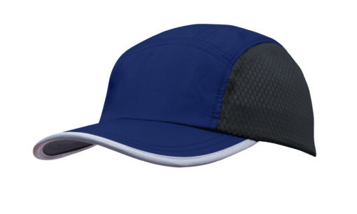 Sports Ripstop with Bee Hive Mesh and Towelling Sweatband