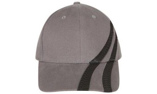 Brushed Heavy Cotton Cap with Tyre Tracks