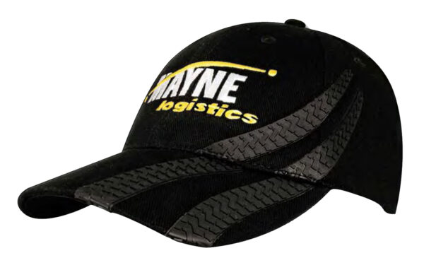 Brushed Heavy Cotton Cap with Tyre Tracks