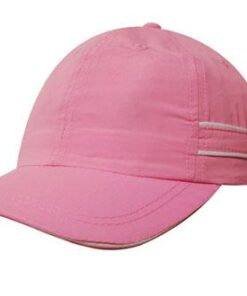 Microfibre Sports Cap with Piping and Sandwich