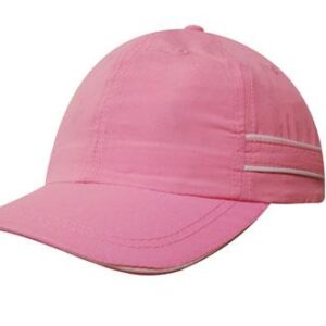 Microfibre Sports Cap with Piping and Sandwich