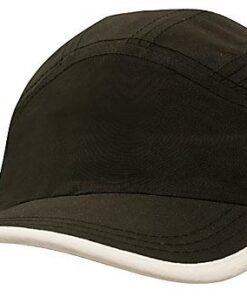 Microfibre Sports Cap with Trim on Edge of Crown & Peak