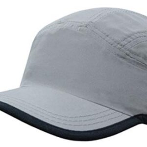 Microfibre Sports Cap with Trim on Edge of Crown & Peak