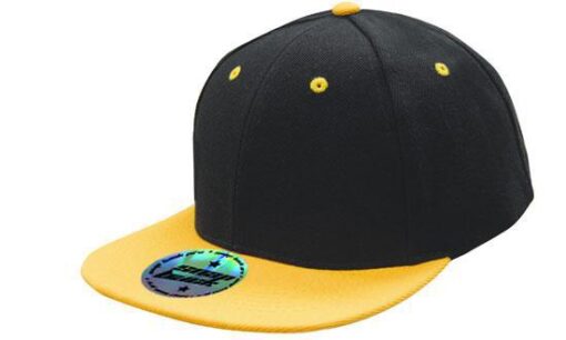 Premium American Twill Cap with Snap Pro Back Pro Styling - Two Tone