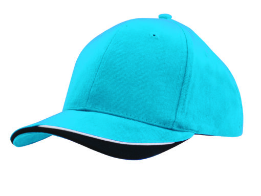 Brushed Heavy Cotton Cap with Indented Peak