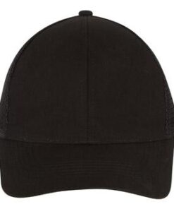 Brushed Cotton Cap with Mesh Back