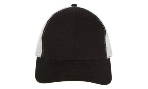 Brushed Cotton Cap with Mesh Back