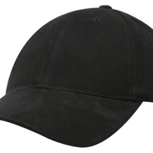 Brushed Heavy Cotton Cap with Suede Peak