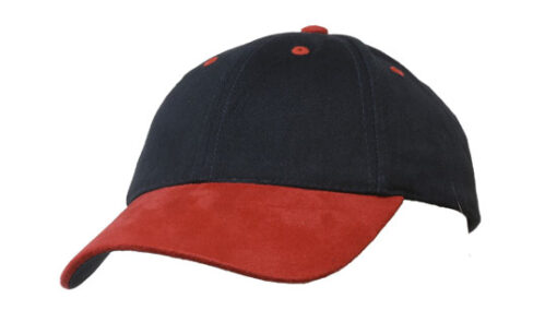 Brushed Heavy Cotton Cap with Suede Peak