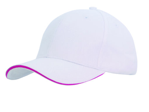 Brushed Heavy Cotton Cap with Sandwich Trim