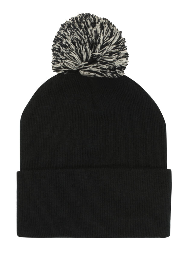 Acrylic Beanie with Pom Pom