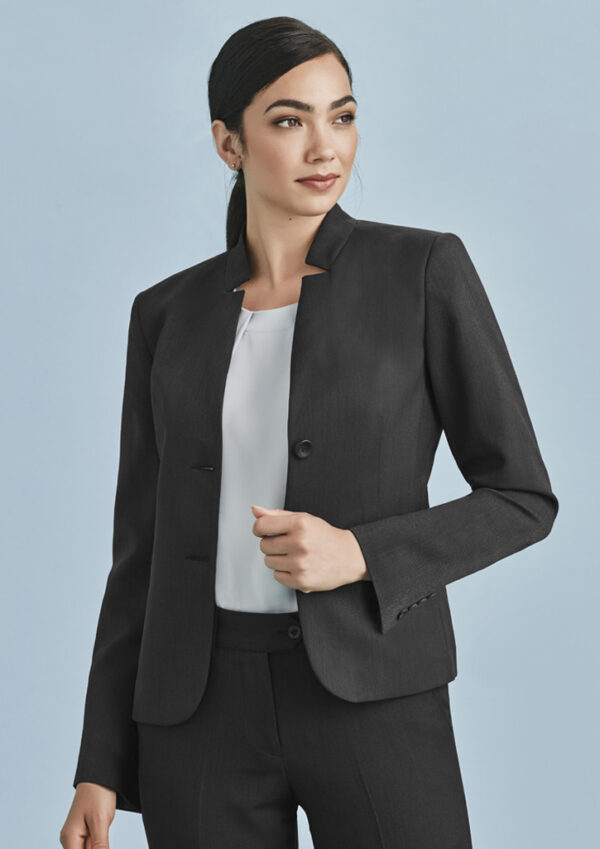 Womens Cool Stretch Short Jacket with Reverse Lapel